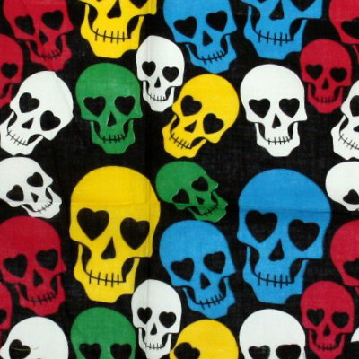Zac's Alter Ego - Multi skulls Bandana - Multicolours